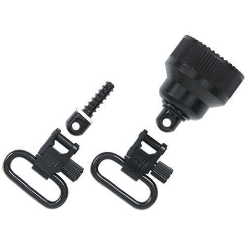 Uncle Mike's QD Mag Cap Swivel Black 1" Moss 835, 590 1811-2