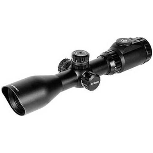 Leapers Inc. - UTG AccuShot Rifle Scope 2-7X 44 30MM 36-Color Mil-Dot Reticle Long Eye Relief Scout Black Finish SCP3-27