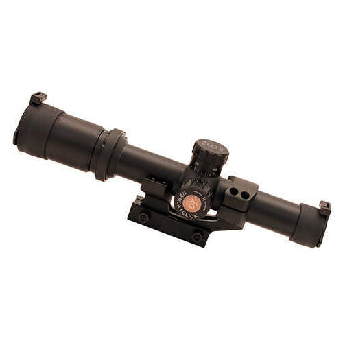 Truglo TRU-BRITE 30 Rifle Scope 1-6X24mm 30mm Power Ring Duplex Mil-Dot Illuminated Reticle 1/2MOA Matte Finish Includes