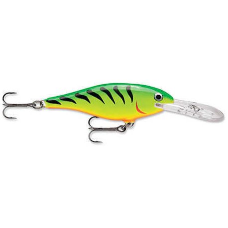 Rapala Shad Lure Freshwater Size 06 2 1/2" Length 5-10 Depth Firetiger Package of