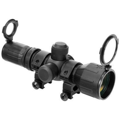 NcStar Rubber Tactical-Double Illumination Series Scope 3-9x42 Red/Green Illuminated Reticle, Ruby Lens SEECR3942R