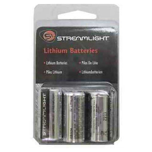 Streamlight 3V Lithium Battery TLR 6/Pack Clam Pack Black 85180