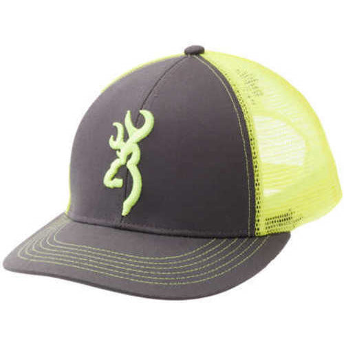 Browning Flashback Hat Charcoal/ Neon Green Model: 308177541