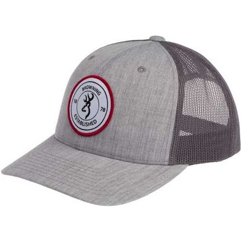 BG Cap Scout Logo Heather Gray W/Circle Patch Adjustable