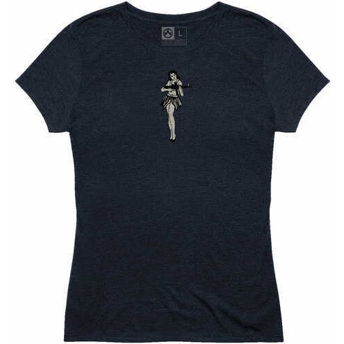 Magpul Mag1124-410-XS Tri-Blend Hula Girl Lady Shirt XS Navy