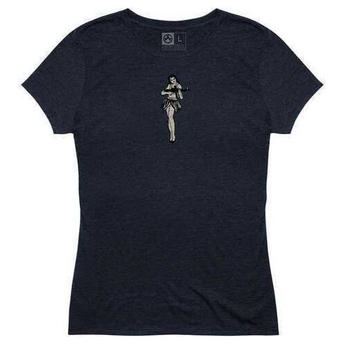 Magpul Mag1124-410-4X Tri-Blend Hula Girl Lady Shirt 4X Navy