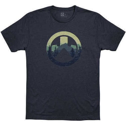 Magpul Mag1136-411-S Cascade Navy Heather Small Short Sleeve T-Shirt