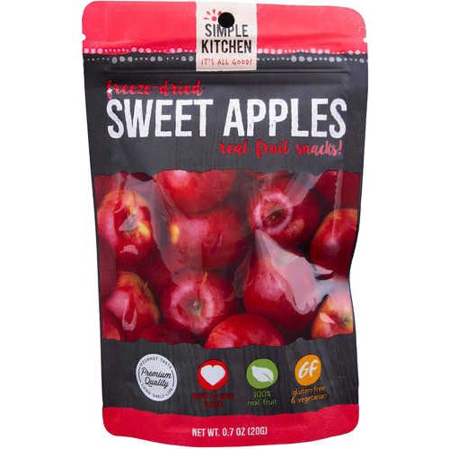 Wise Foods Simple Kitchen Freeze Dried Fruit Snacks 6 Per Case 4 Servings Pouch Outdoor Campin