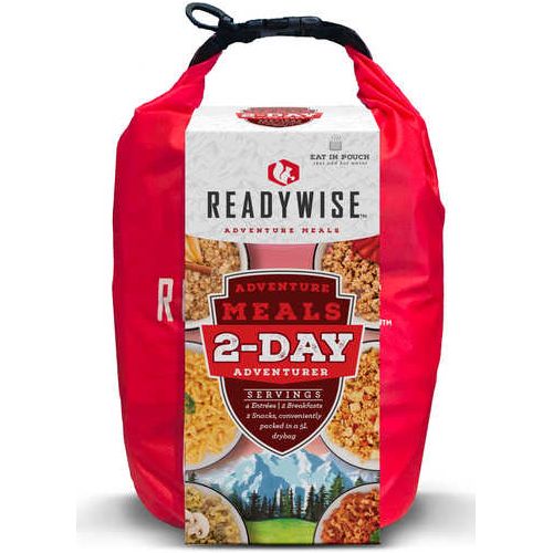 Wise Foods Outdoor Kit 2 Day Adventure Pack W/Dry Bag 4 Entrees Breakfasts And Snacks 8 Per Se