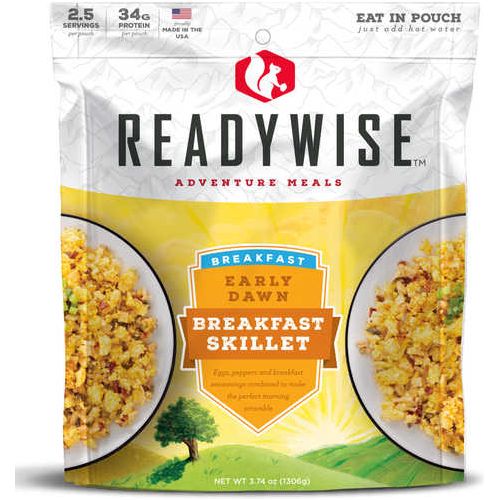 Wise Foods Outdoor Kit Early Dawn Egg Scramble Breakfast Entree 6 Per Case 2.5 Servings Camping Po