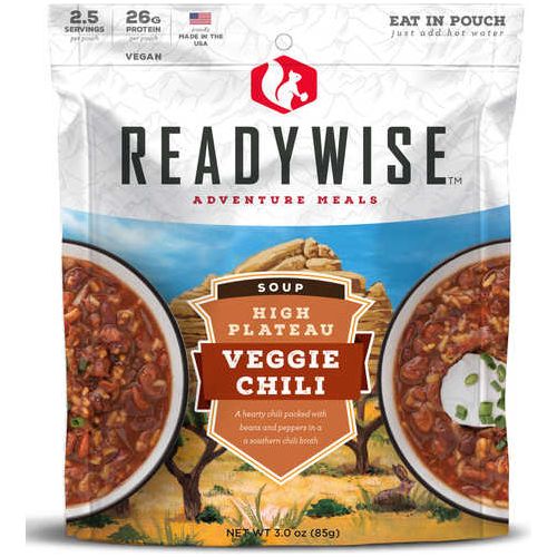 Wise Foods Outdoor Kit High Plateau Veggie Chili Soup 6 Per Case 2.5 Servings