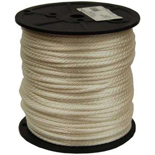 Wc Nylon White Sol Braid 300' 1/4"