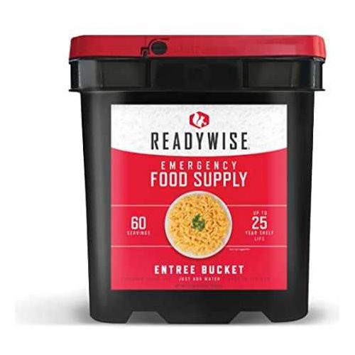 Wise Foods Grab N Go Bucket Freeze Dried Entrees 60 Servings per