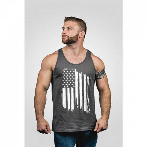 NINE LINE APPAREL America Jersey Tank Asphalt Medium