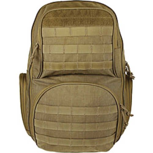 Advance Warrior Solutions Juggernaut 5 Day Pack Tan Polyester, MOLLE Front, Hydration System Compatible