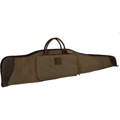 Boddington Gear Waxed Canvas with Vintage Buffalo Leather Trim 50" Scoped Rifle Case