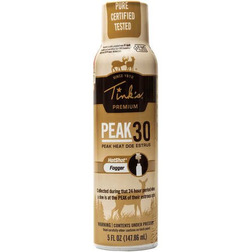 Tinks W5503 Peak30 Hot Shot Deer Doe In Estrus Scent 5 Oz Fogger