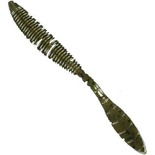 Baits Bomb Shot Worm 4in 15bg Green Model: Mbbs4-gp