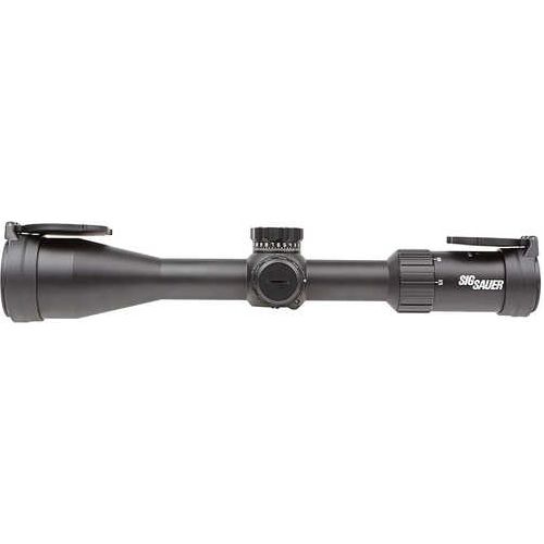 Sig Sauer Electro-Optics Sow42004 Whiskey4 Black 2.5-10X 42mm 30mm Tube Illuminated Hellfire Quadplex Reticle