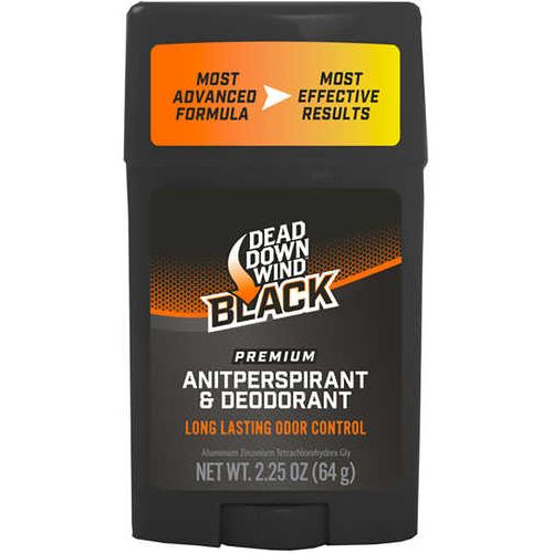 Dead Down Wind 1235 Antiperspirant & Deodorant Black Premium Odor Eliminator 2.25 Oz Stick