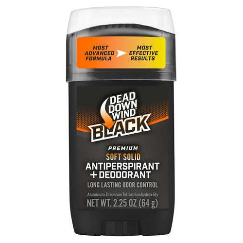 Dead Down Wind 1234 Antiperspirant & Deodorant Black Premium Odor Eliminator 2.25 Oz Stick