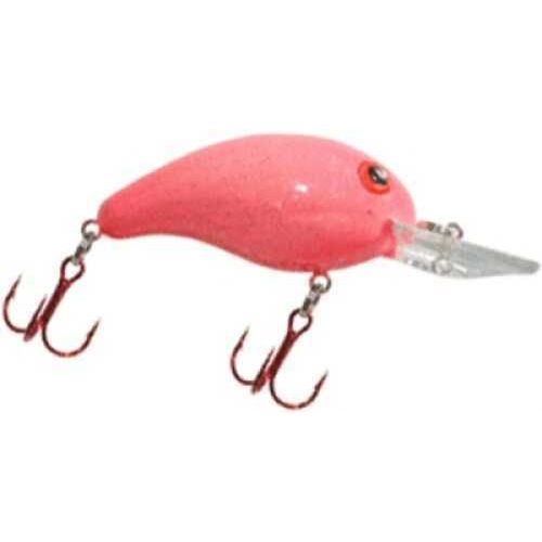 Bandit Lures Crappie Crankbait 1/4 Pink/Silvere Spark Craw Md#: 300-D50