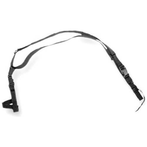 Bulldog Cases 3 Point Quick Release Tactical Rifle Sling w/Swivels 1" Black Finish BD825