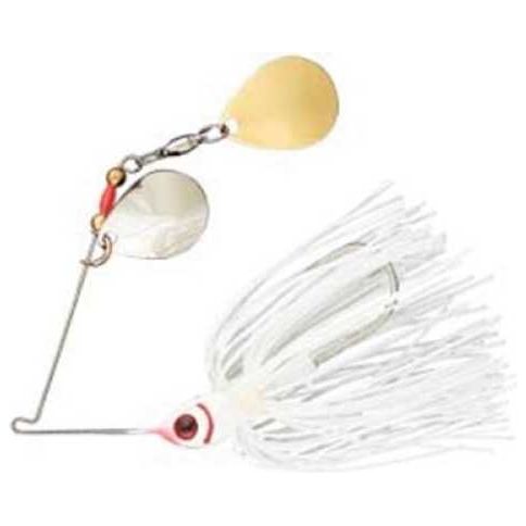 Booyah Double Colorado Spinnerbait 3/8oz Snow White, Model: BYBCC38-615