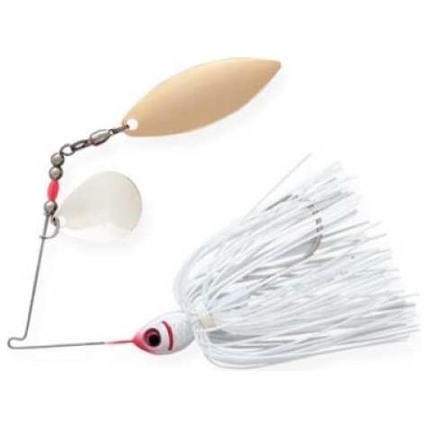 Booyah Tandem Spinnerbait 3/8 oz Snow White, Model: BYBT38-615