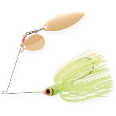 Booyah Tandem Spinnerbait 1/2 oz Chartreuse, Model: BYBT12-617