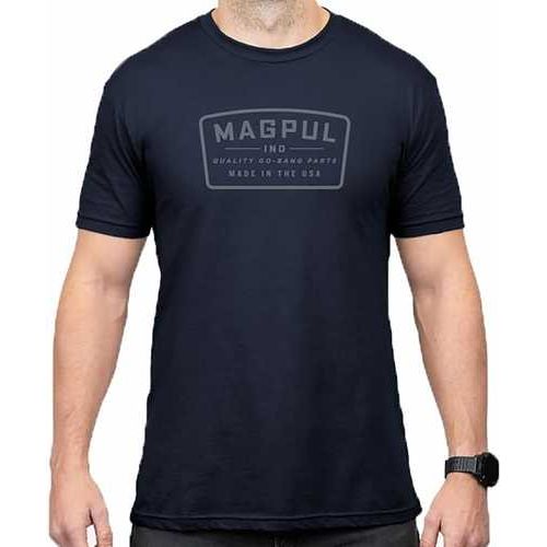 Magpul Industries Go Bang Parts Cotton T-Shirts Navy Small Model: MAG1111410S