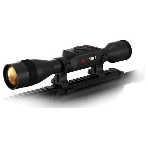 ATN TIWST5325A Thor 5 320 Thermal Rifle Scope, Black Anodized 4-16X Smart Mil Dot Reticle W/Zoom 320X240, 12 Microns 60 