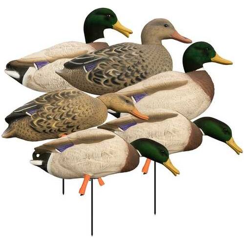 Higdon Outdoors Magnum Full Body Mallard Variety Pack Flocked Heads 6Pk