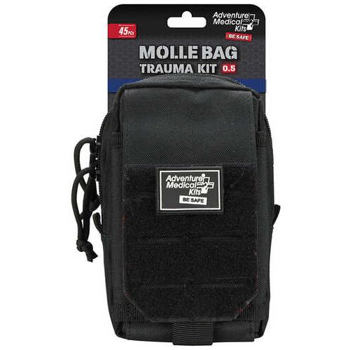 Adventure Medical Kits 20640301 MOLLE Bag Trauma Kit 0.5 Stop Bleeding Black