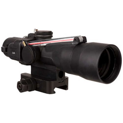 Trijicon Acog 3x30mm Dual Illuminated Red Crosshair .300blk/220 Grain Includes Q-loc Mount Matte Finish Black Ta33-c-400