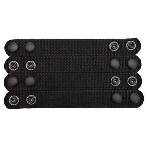 Bianchi 6406 Ranger Belt Keepers (4 Pack) Black, Velcro 15634