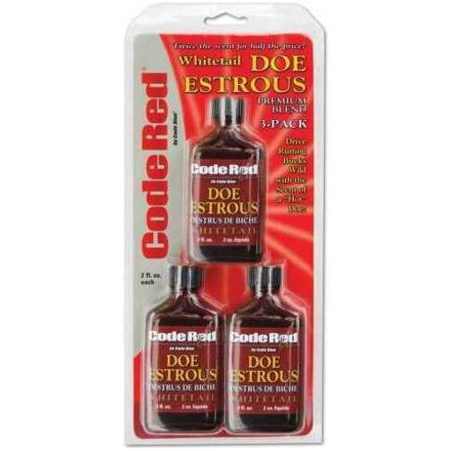 Code Blue / Knight and Hale Red Game Scent Doe Estrous Triple Pack Model: OA1325