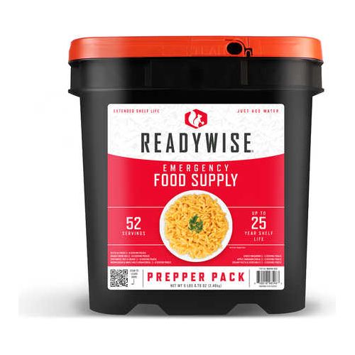 ReadyWise RW10152 Emergency Supplies Freeze Dried Prepper Pack 52 Servings Per Bucket