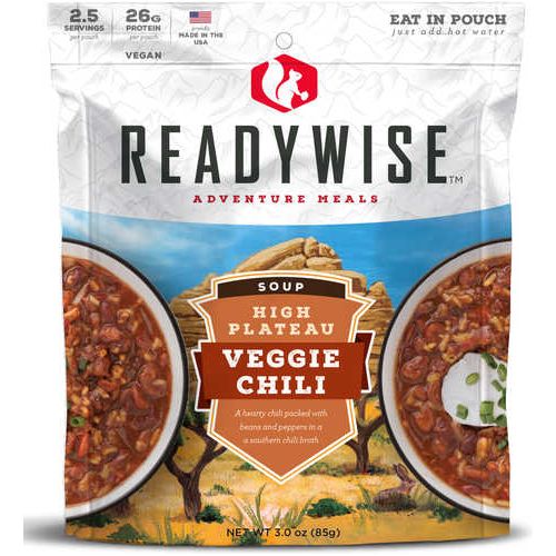 ReadyWise RW05001 Chili Mac w/Beef 2.5 Servings In A Resealable Pouch, 6 Per Case