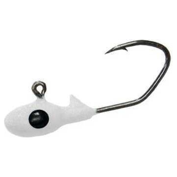 Gene Larew CrappiePro 1/16 Sickle Jig 10/Bag White 116OBS43-10