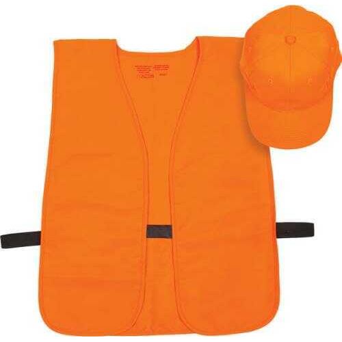 Allen Cases Orange Hat/Vest Combo Adult