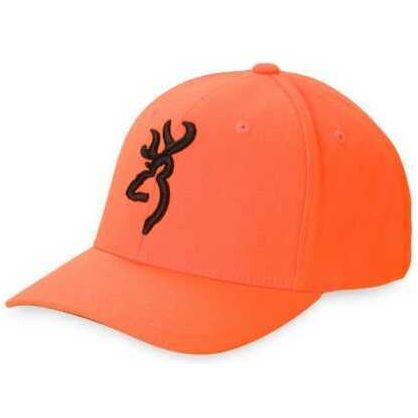 Browning Flexfit Safety Cap- Blaze Size S/M