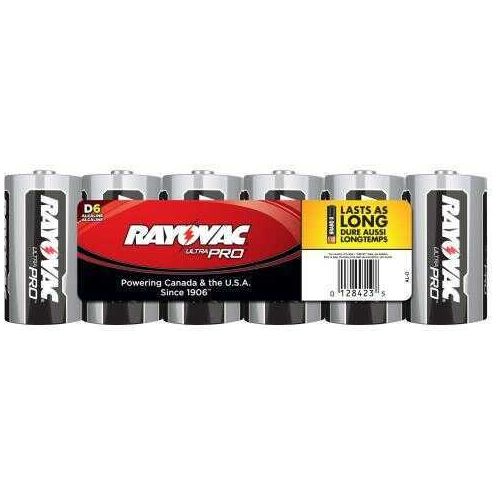 Rayovac / Spectrum Ray-o-vac Alkaline Battery D 6 Pack