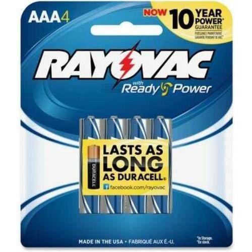 Rayovac / Spectrum Ray-o-vac Alkaline Battery Aaa4pk