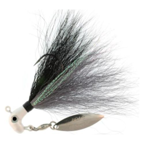 Bm Bucktail Pro Prl/gry Th/b/g1/8