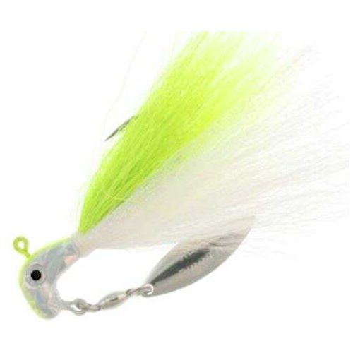 Blakemore Bucktail Pro Lemon Shad Charteuse White 3/8oz