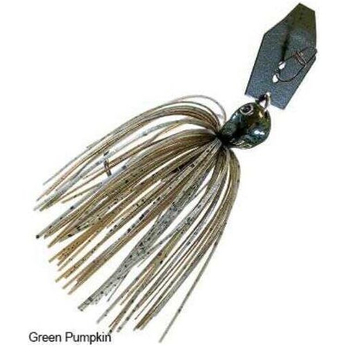 Z-Man Chatterbait Jack Hammer Jig 1/2 Ounce Green Pumpkin Pack of Md: CBJH12-07