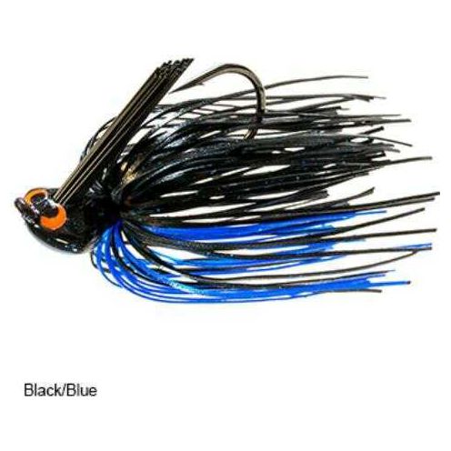 Z-Man CrossEyeZ Flipping Jig, 3/8-Ounce Black/Blue, 1-Pack Md: CEFL12-08