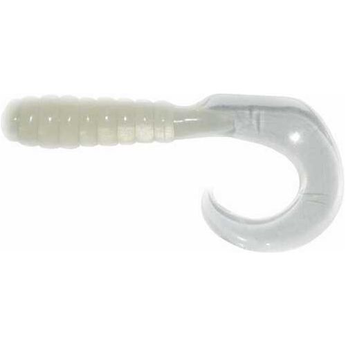 Bb 2" Curl Tail Grub Glow 10 Pk