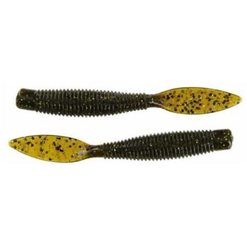 Missile Baits Ned Bomb 3.25" Green Pumpkin Flash 10 Pack